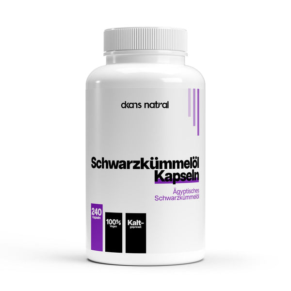 Ägyptisches Schwarzkümmelöl von dkansnatural – kaltgepresstes Nigella Sativa Öl für Immunsystem und Gesundheit