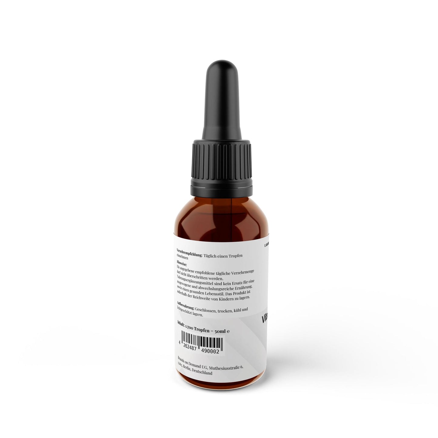 Vitamin D3 + K2 - 1.700 Tropfen (1.000 I.E.) - 50ml