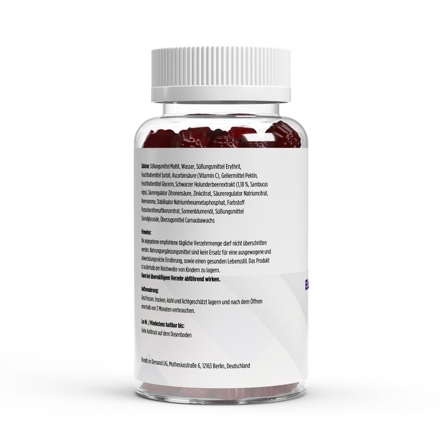 Elderberry + Vitamin C + Zink Gummies - 60 Stk.