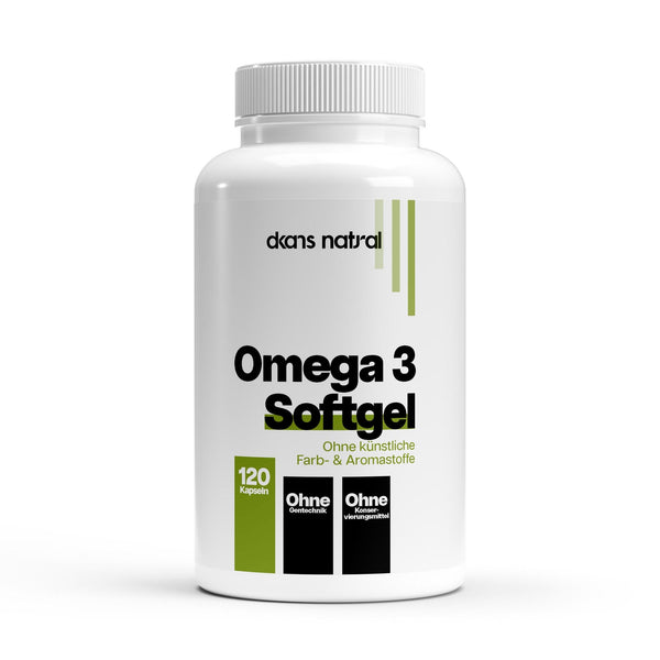 Omega 3 Triglyceride 18/12 Kapseln von dkansnatural – hochdosiertes Fischöl mit EPA und DHA