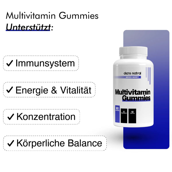 Premium Multivitamin + Mineral Gummies - dkansnatural