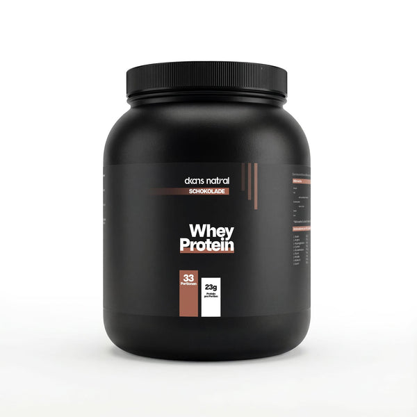 Premium Whey Protein Schokolade von dkansnatural – 25g Protein pro Portion, Muskelaufbau Supplement