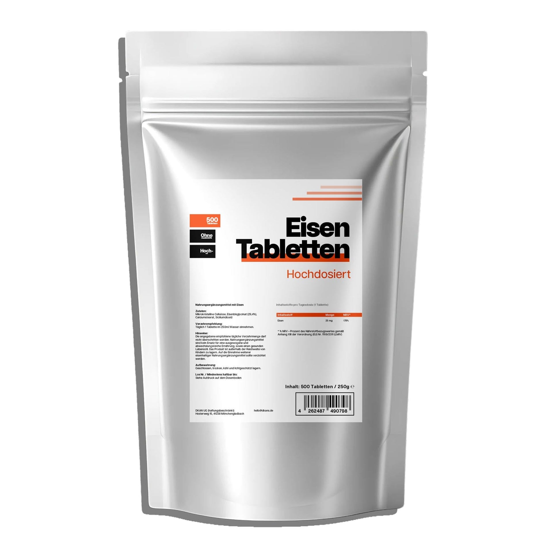 25mg Eisen Bisglycinat - dkansnatural