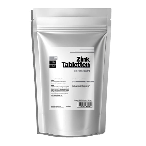 25mg Zink Bisglycinat Kapseln von dkansnatural – hochdosiertes Zink Supplement für Immunsystem