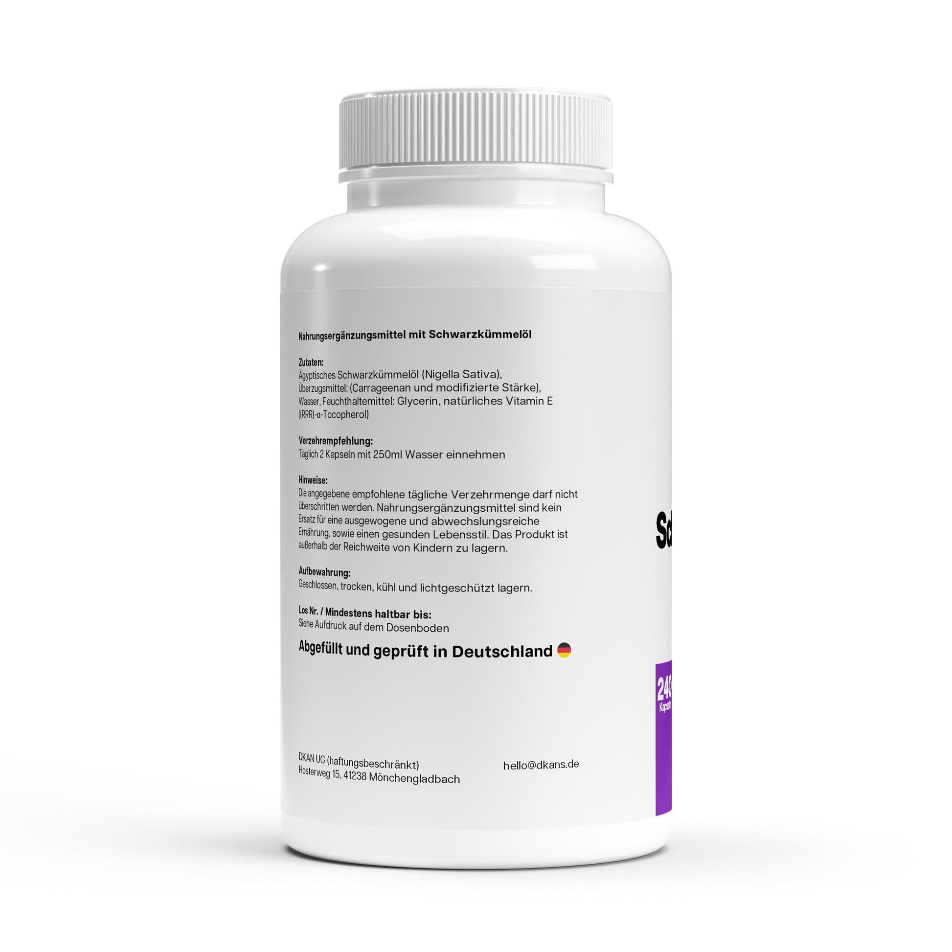 Ägyptisches Schwarzkümmelöl - dkansnatural