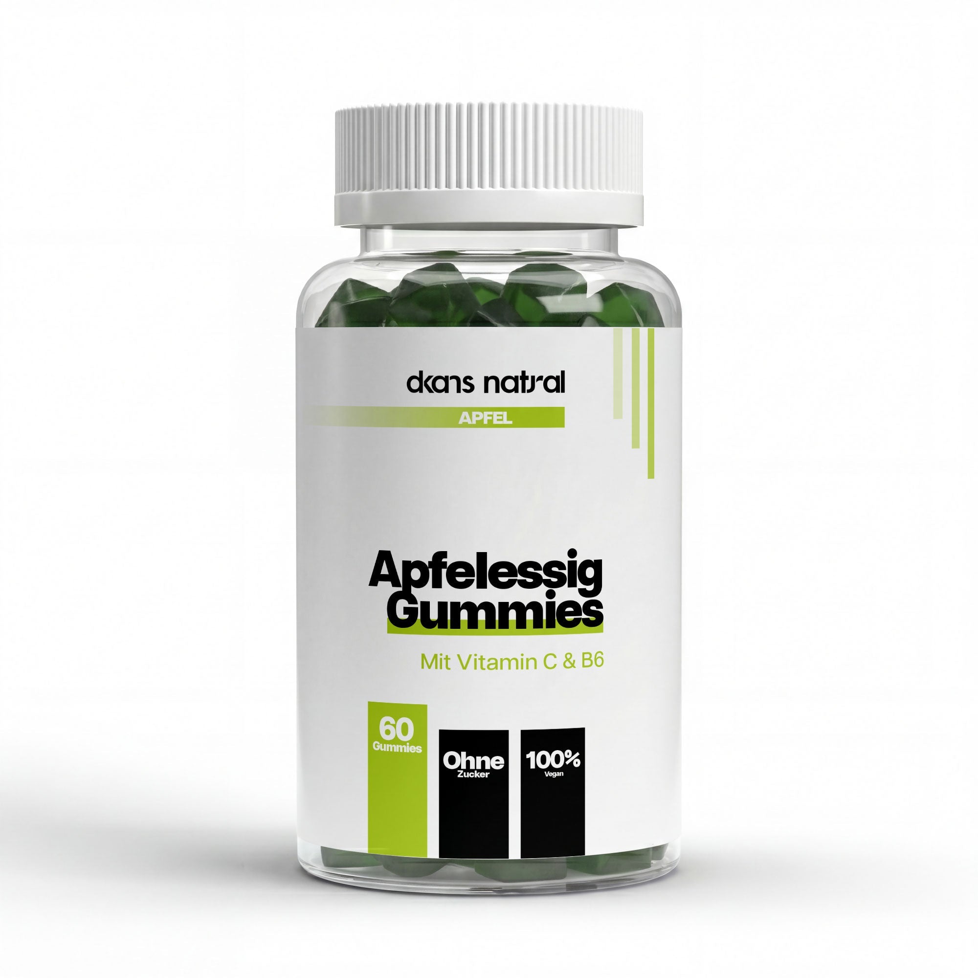 Apfelessig + C + B6 + Chrom Gummies - dkansnatural