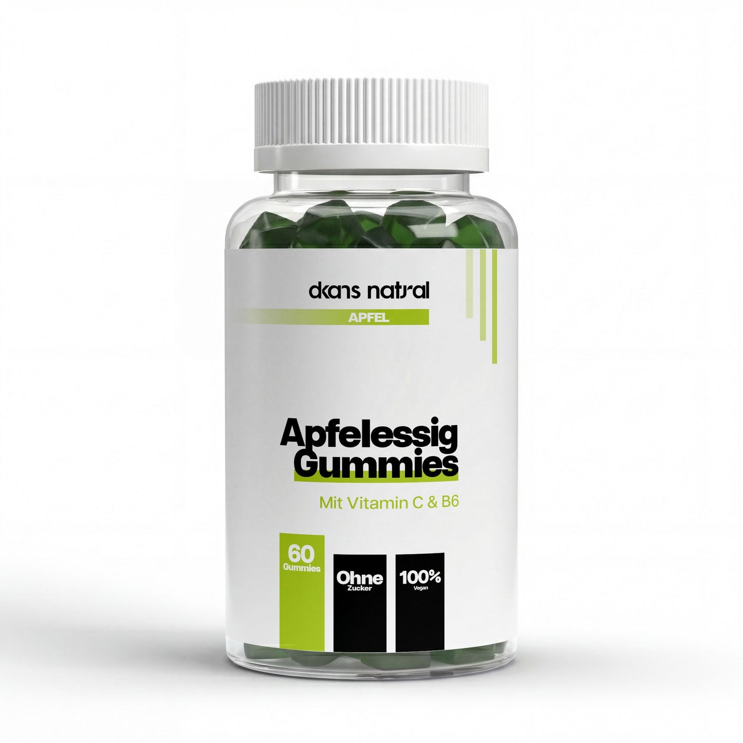 Apfelessig + C + B6 + Chrom Gummies - dkansnatural