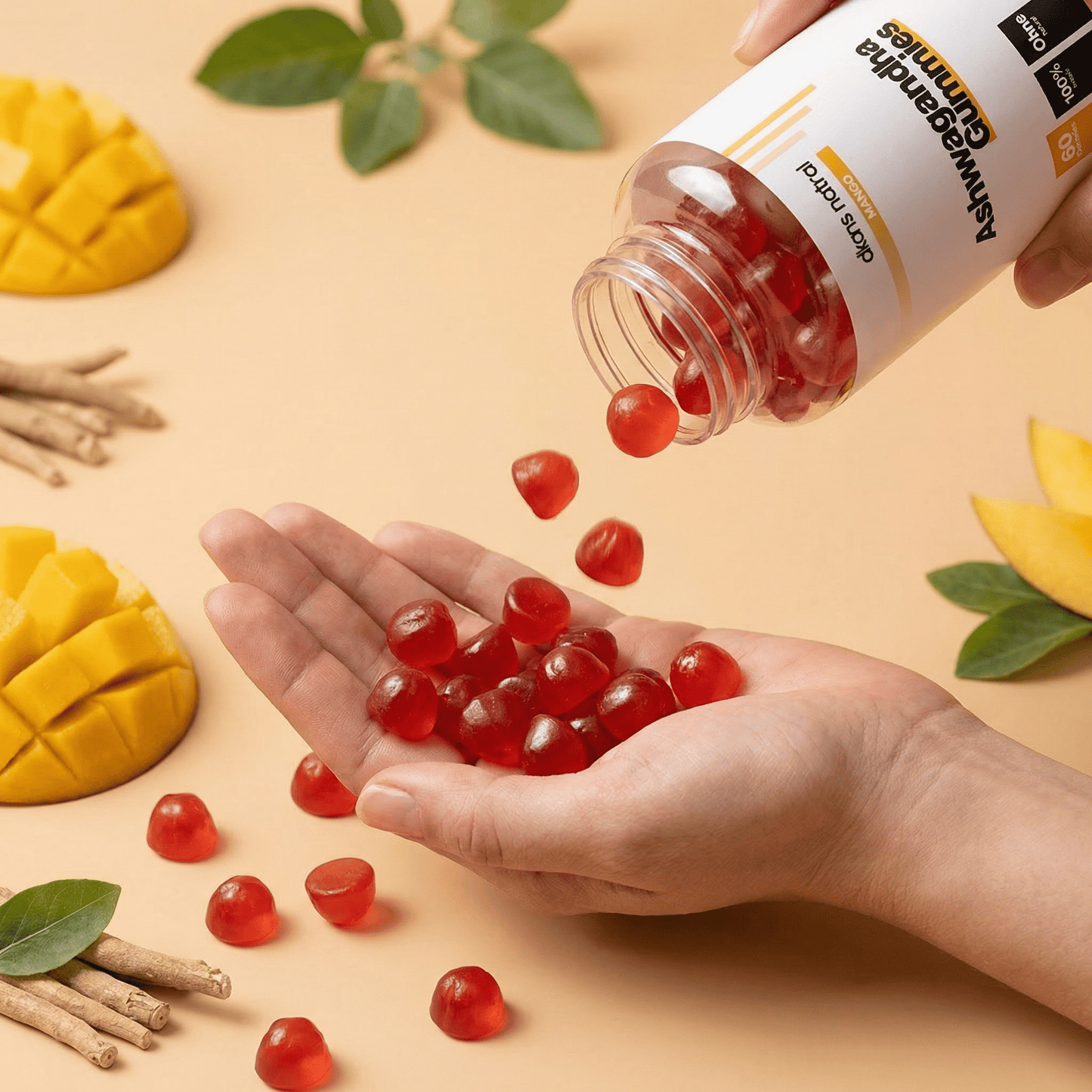 Ashwagandha + Vitamin B6 Gummies - dkansnatural