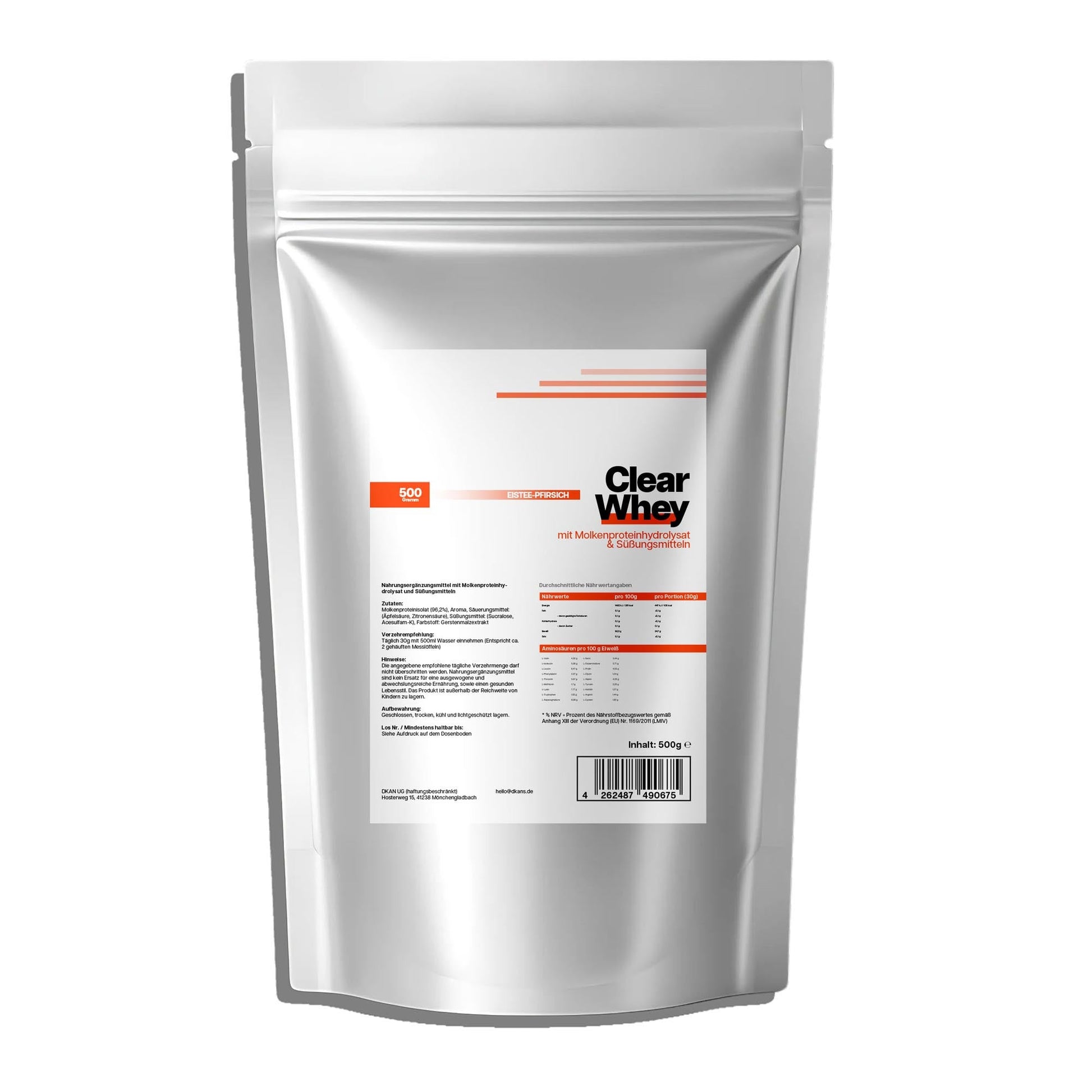 Clear Whey Protein Eistee Pfirsich - dkansnatural