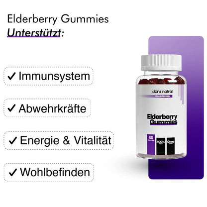 Elderberry + Vitamin C + Zink Gummies - dkansnatural