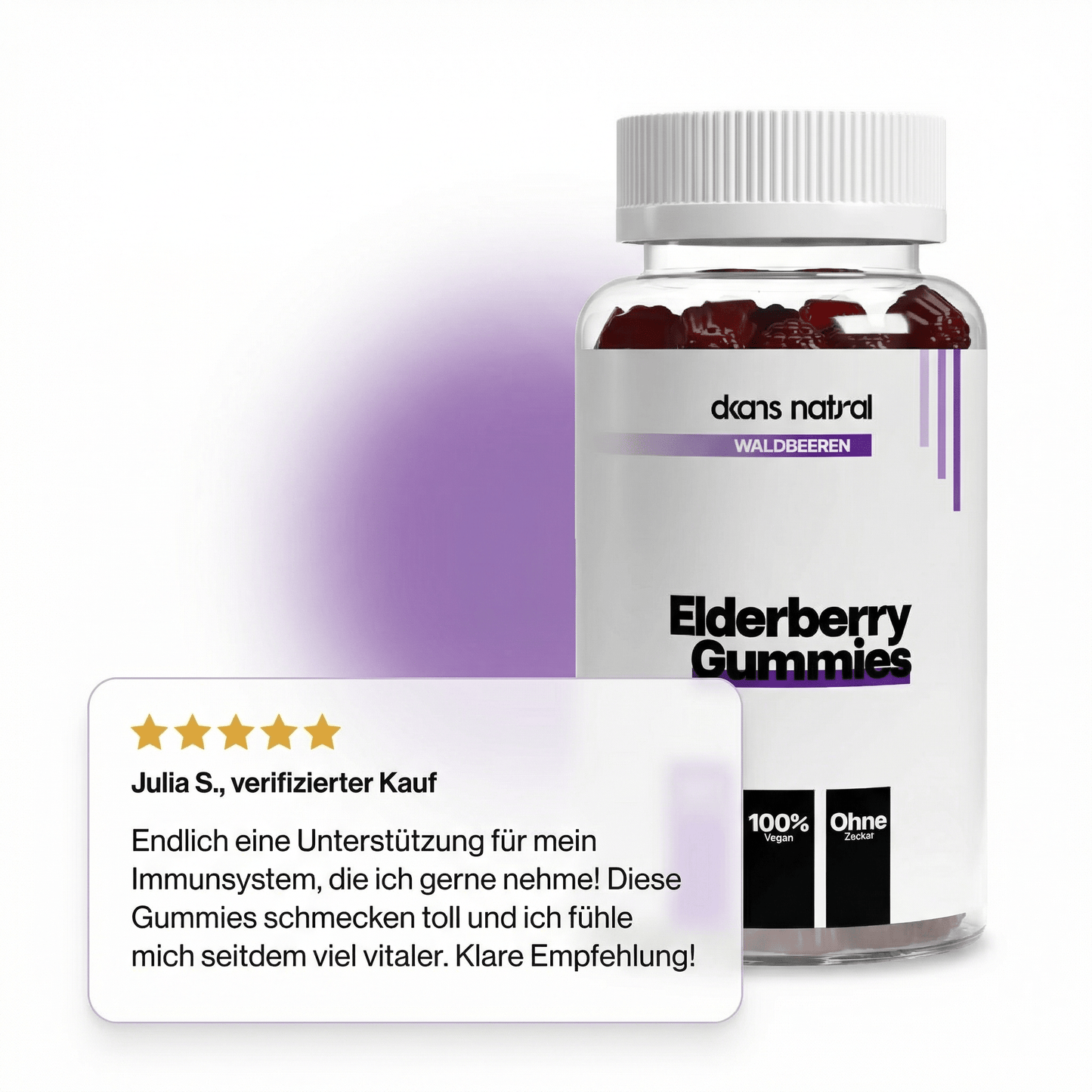 Elderberry + Vitamin C + Zink Gummies - dkansnatural