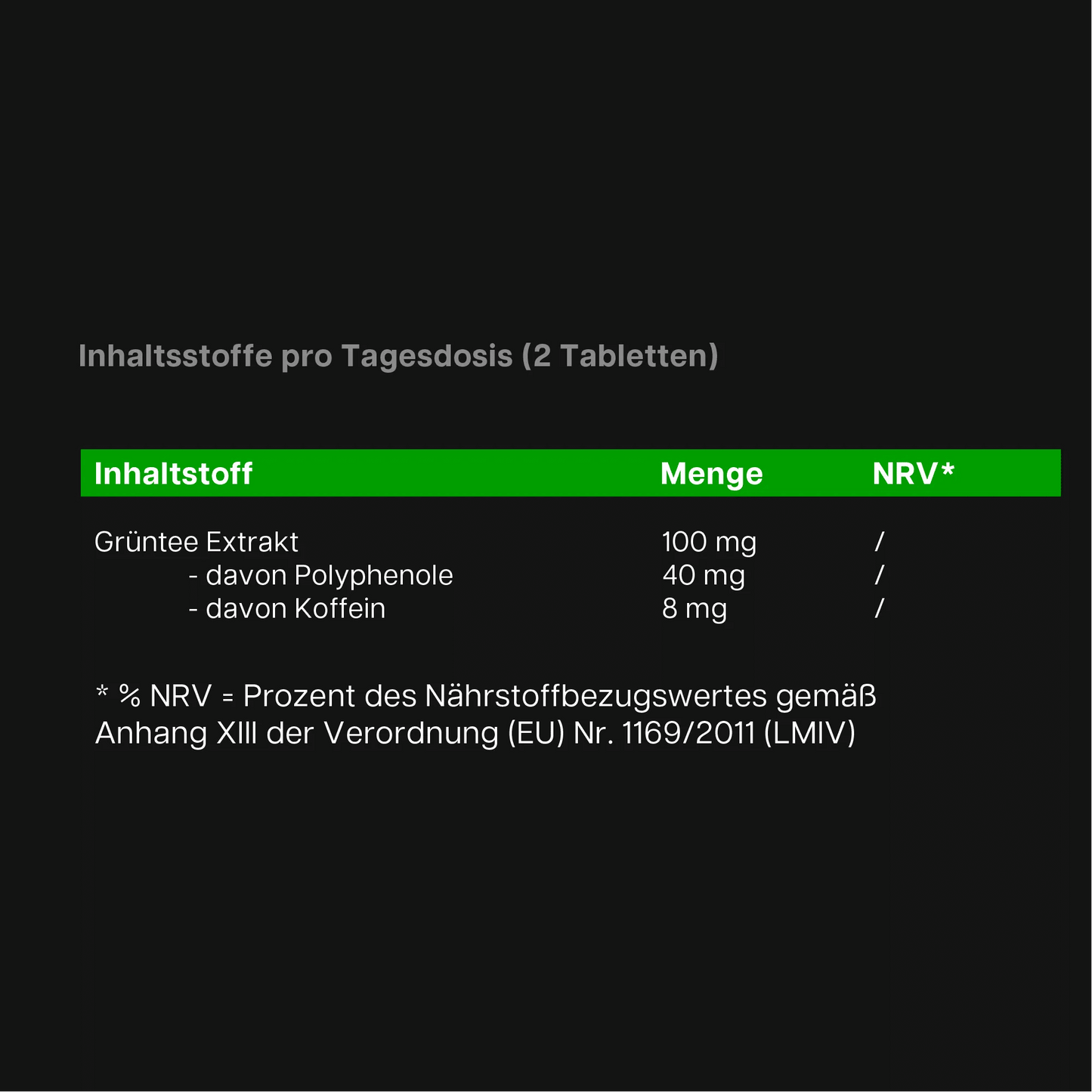 Grüntee Extrakt 40% Polyphenole - dkansnatural