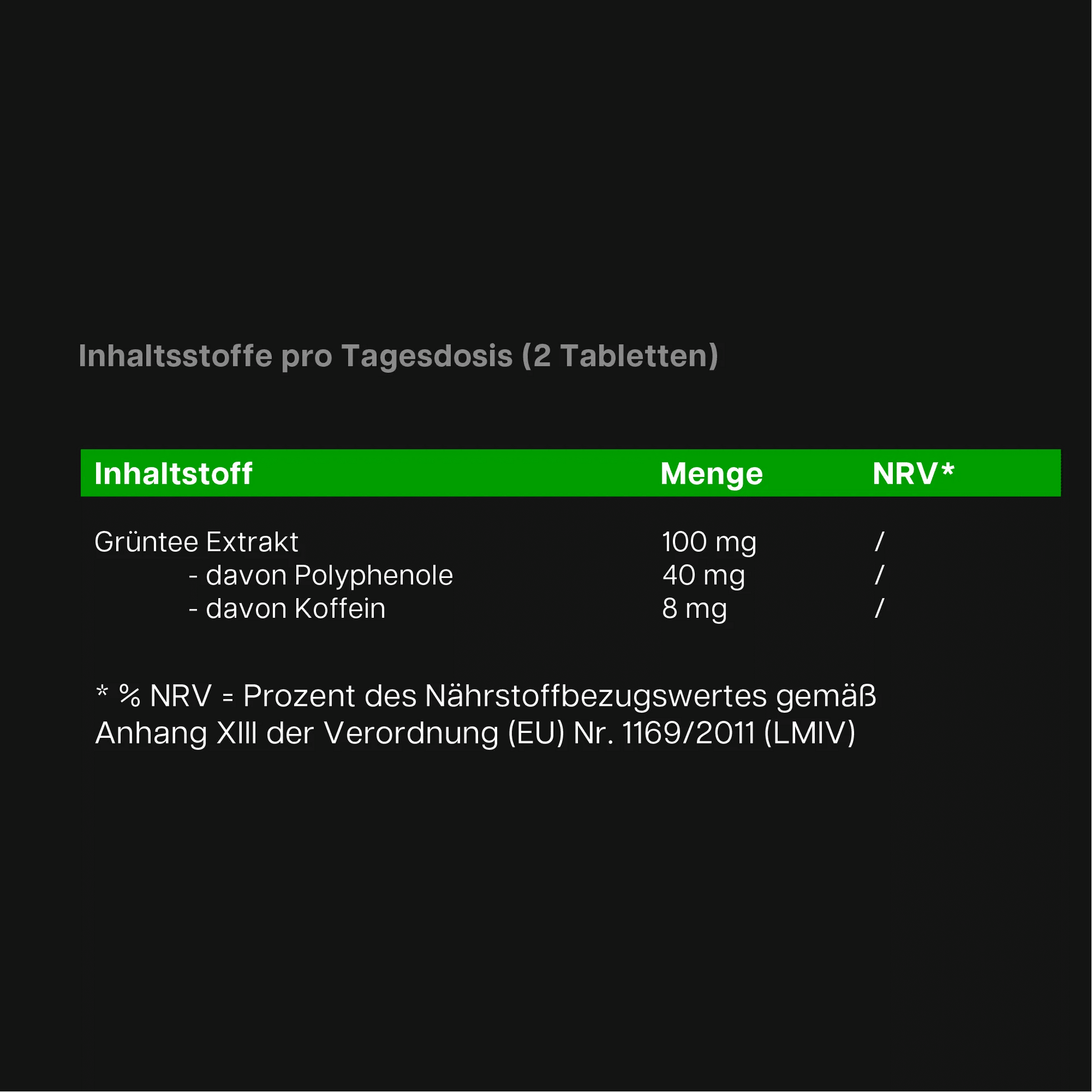 Grüntee Extrakt 40% Polyphenole - dkansnatural