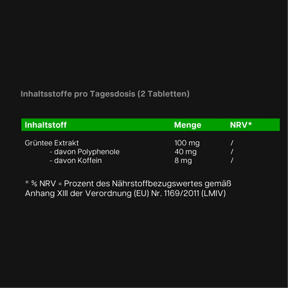 Grüntee Extrakt 40% Polyphenole - dkansnatural