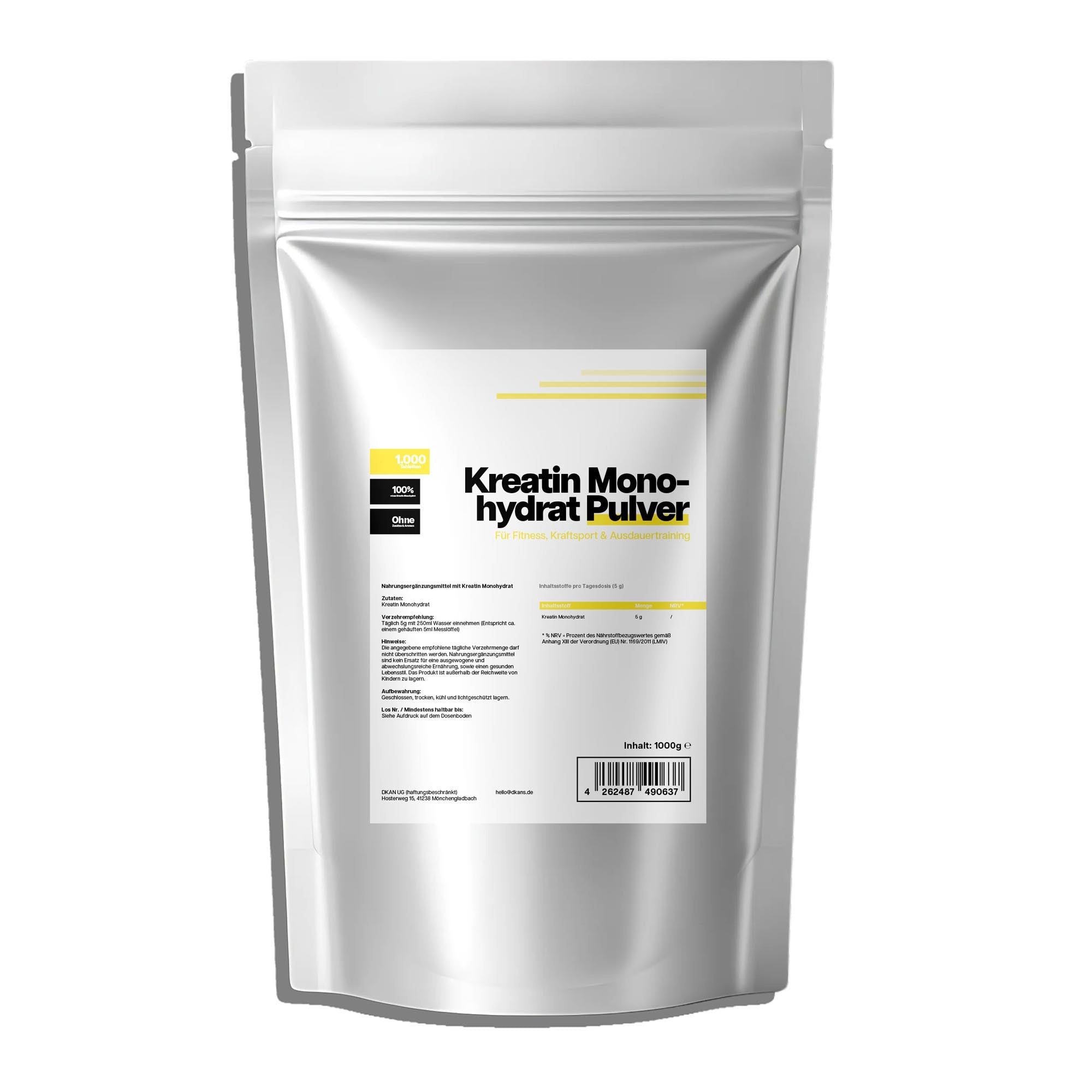 Kreatin Monohydrat - dkansnatural