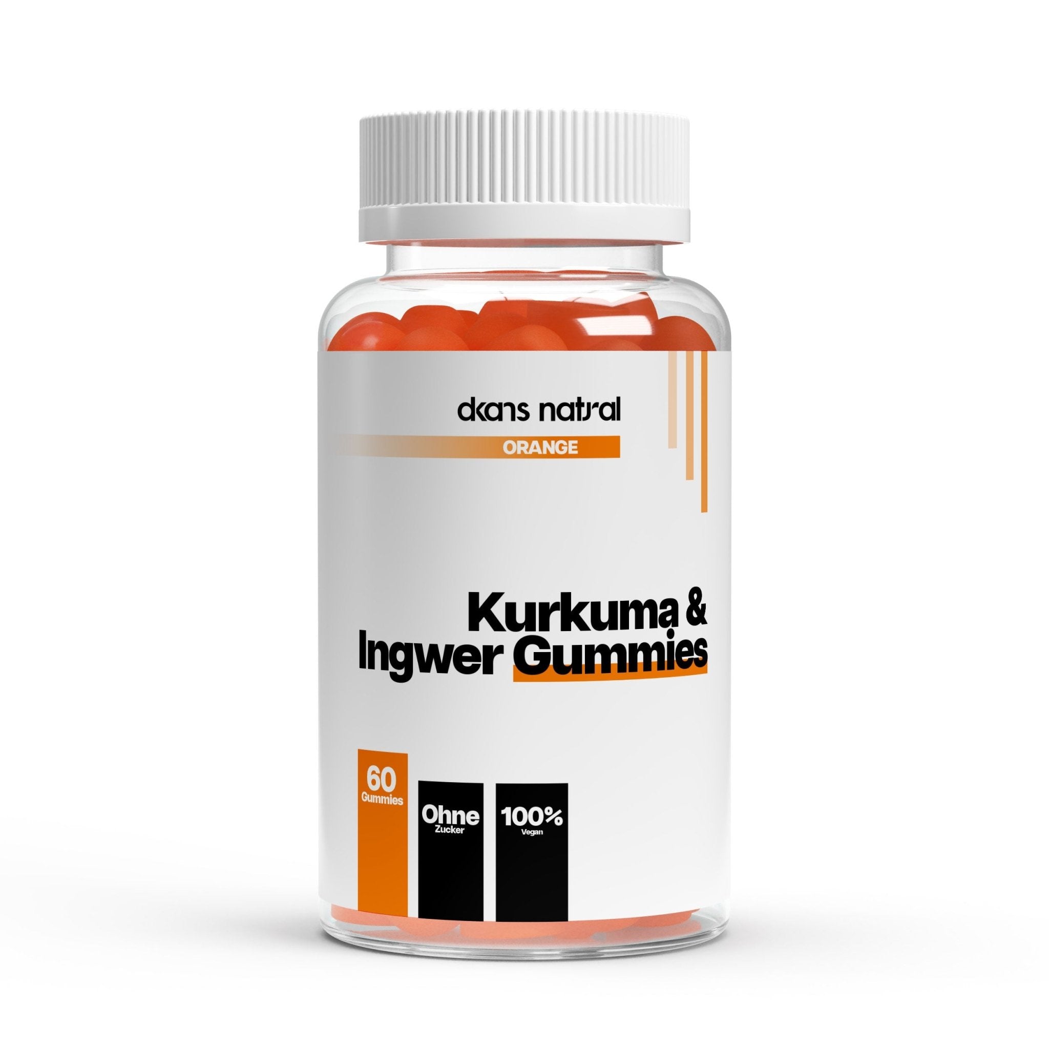 Kurkuma + Ingwer + Schwarzer Pfeffer Gummies - dkansnatural