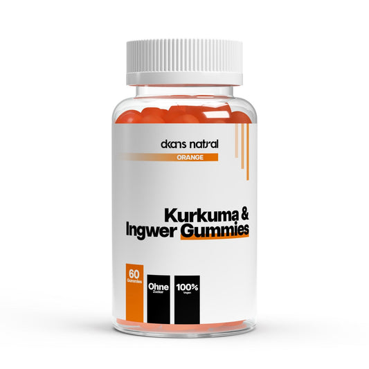 Kurkuma + Ingwer + Schwarzer Pfeffer Gummies - dkansnatural