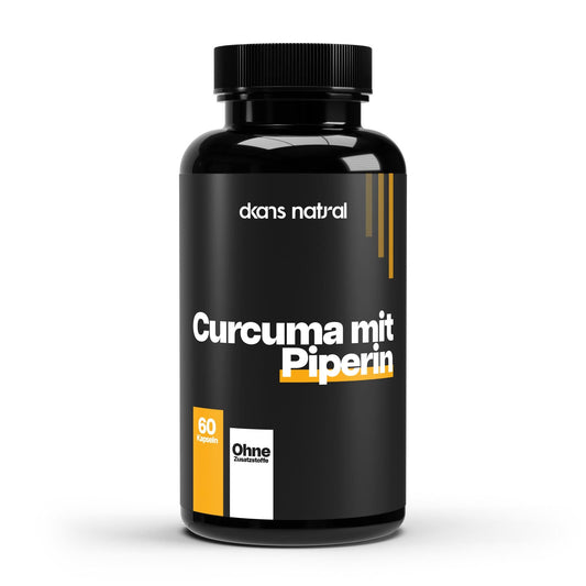 Kurkuma + Piperin - 60 Kapseln - dkansnatural