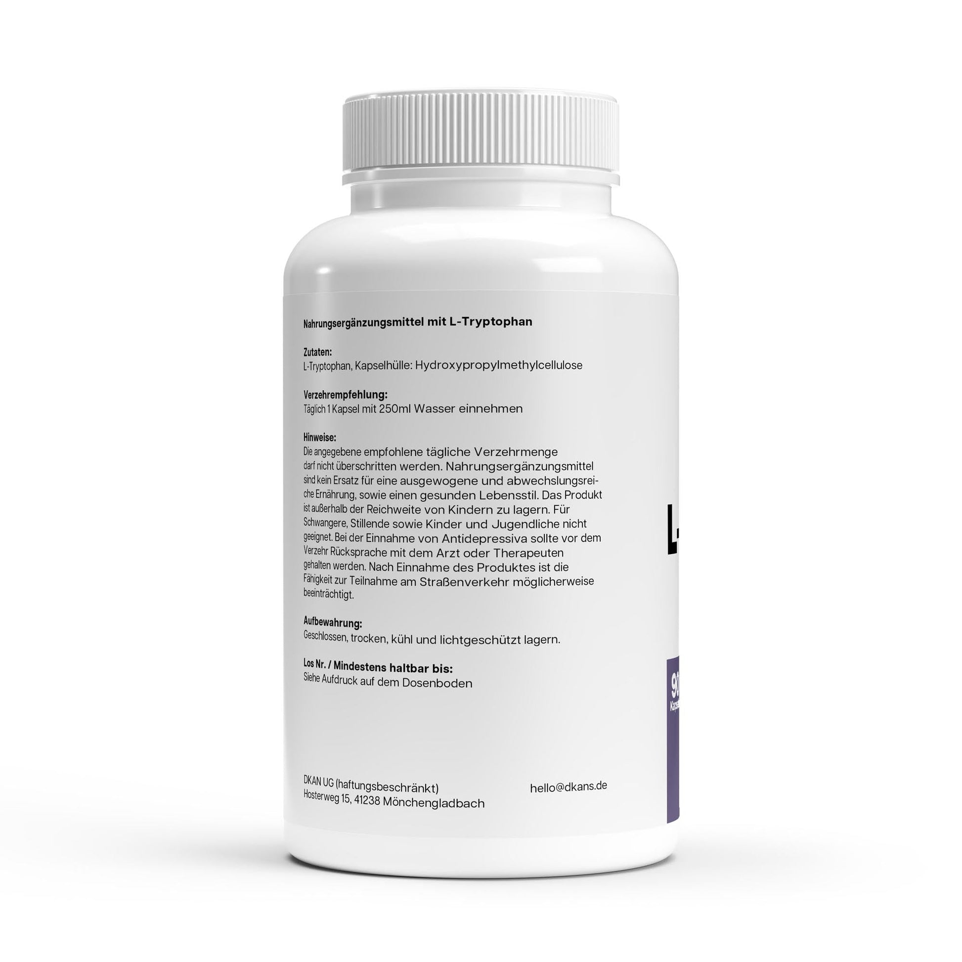 L - Tryptophan - dkansnatural