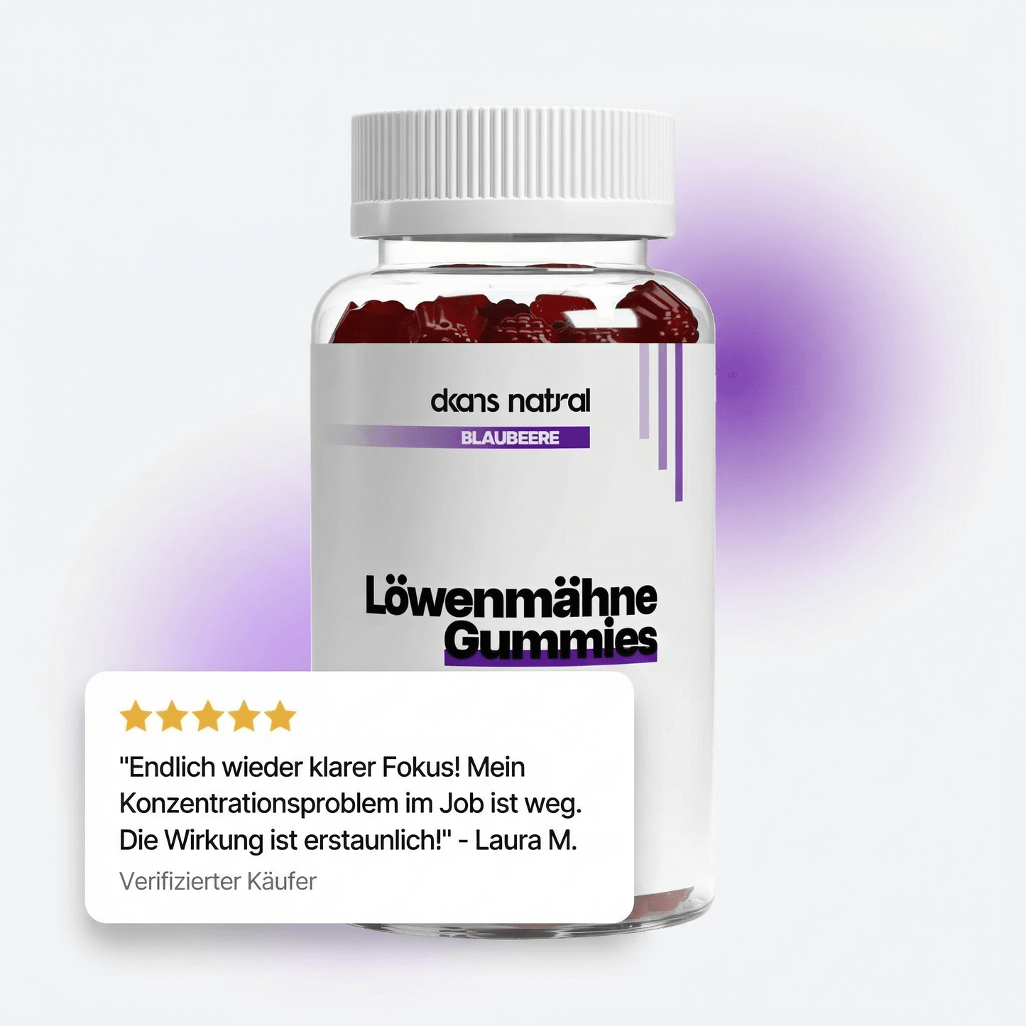 Löwenmähne + Vitamin B6 Gummies - dkansnatural