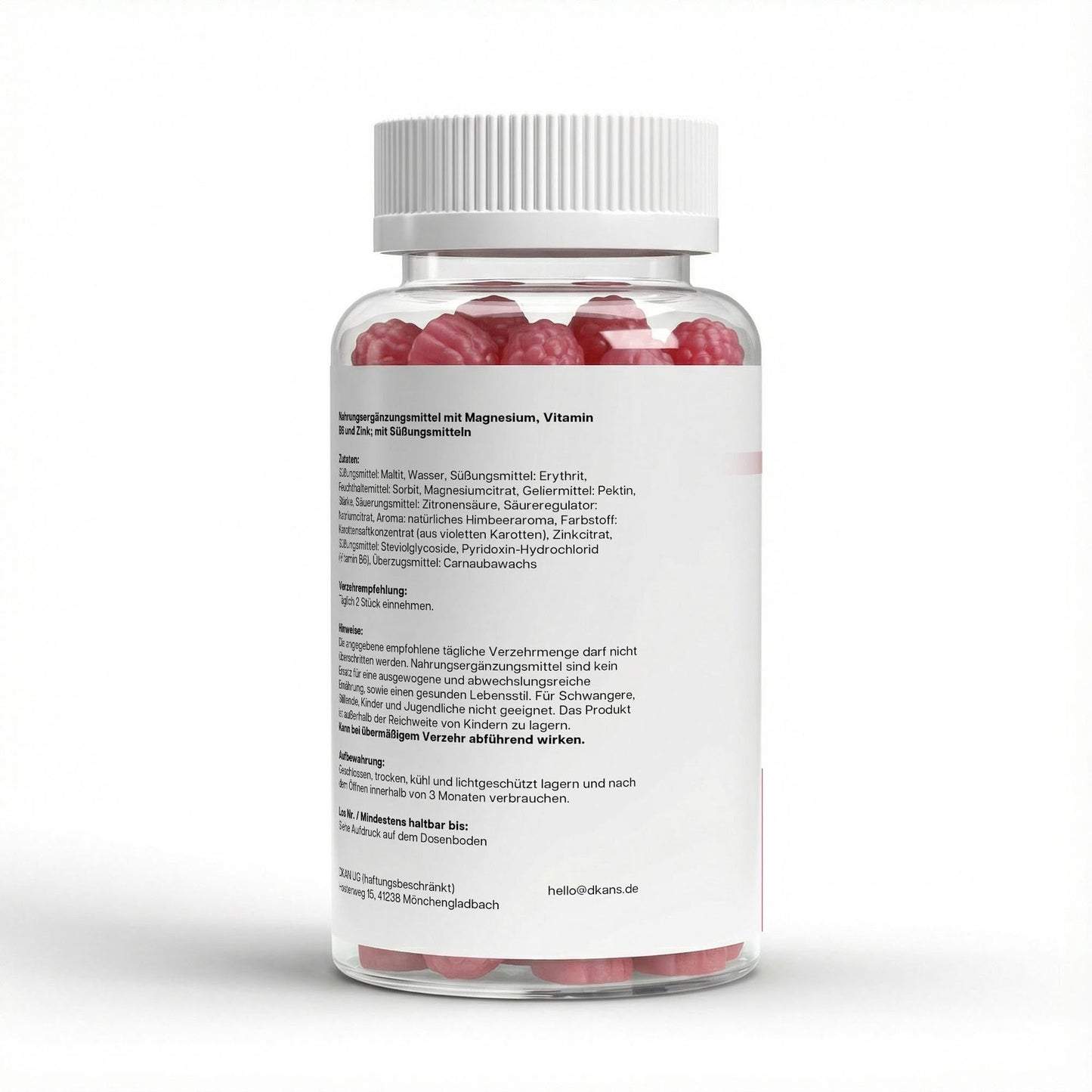 Magnesium + Zink + B6 Gummies - dkansnatural