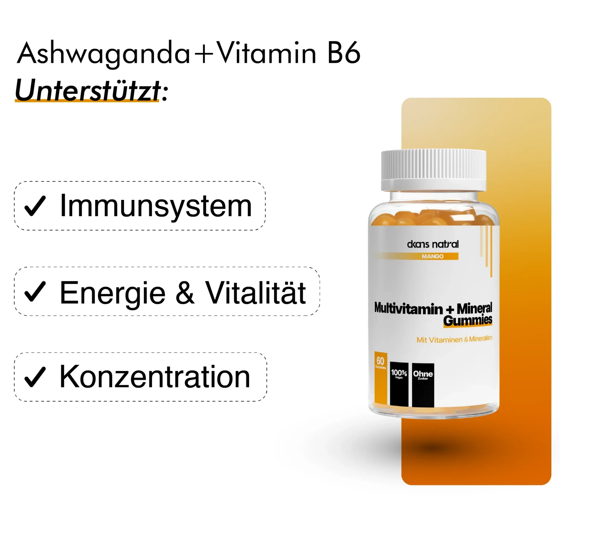 Multivitamin + Mineral Gummies - dkansnatural
