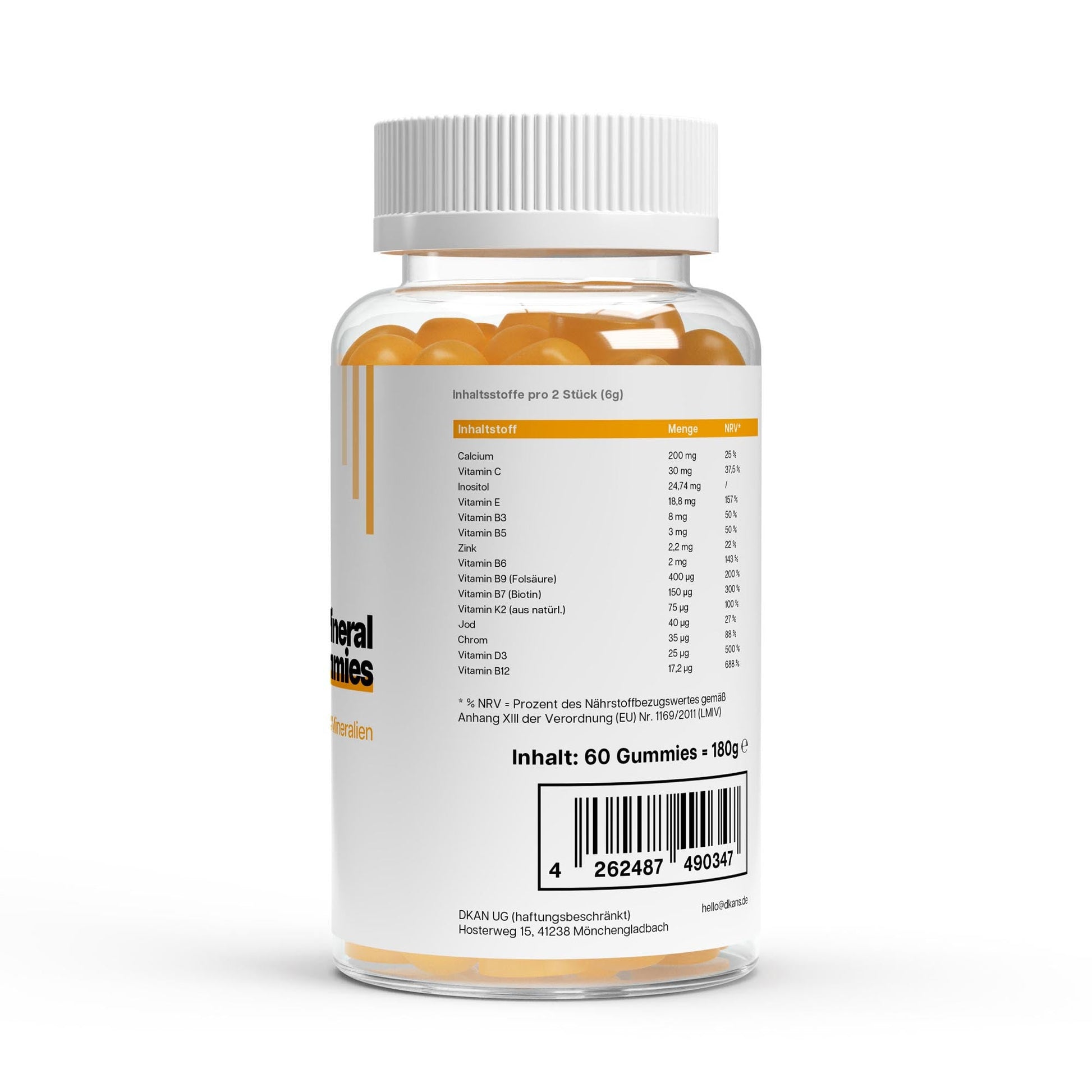 Multivitamin + Mineral Gummies - 60 Stk. - dkansnatural