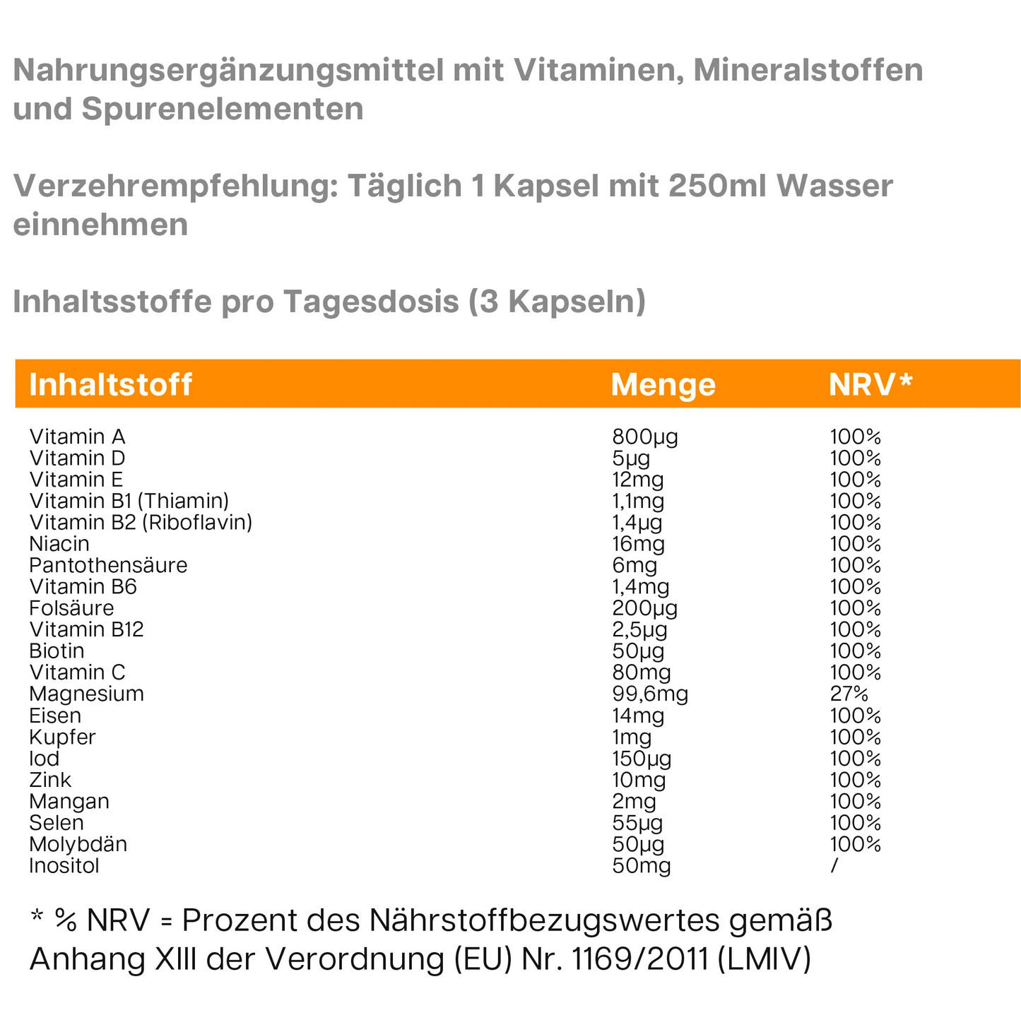 Multivitamin und Mineral Komplex - dkansnatural