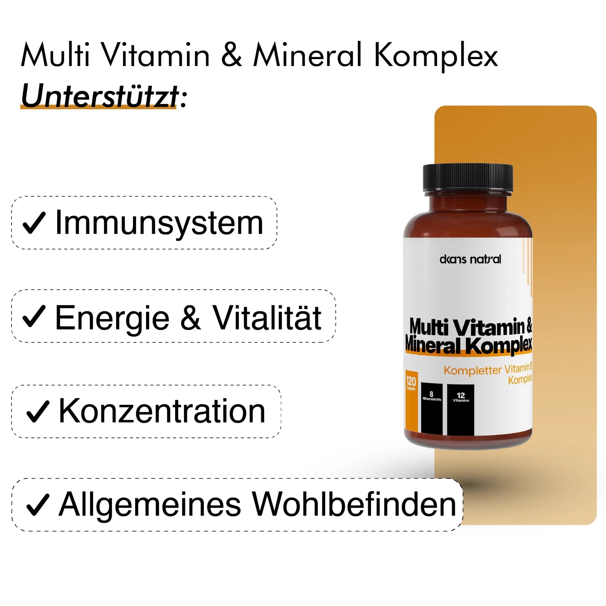 Multivitamin und Mineral Komplex - dkansnatural