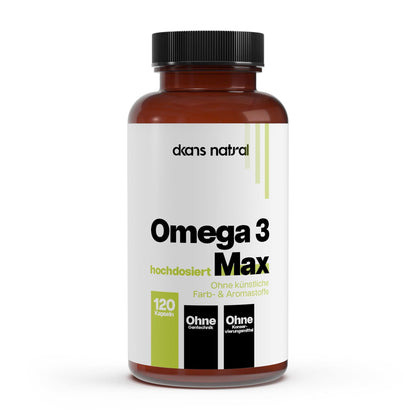 Omega 3 Max 35/25 - 120 Softgels - dkansnatural