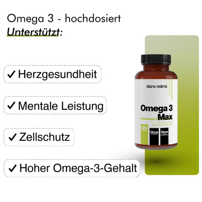 Omega 3 Max 35/25 - 120 Softgels - dkansnatural