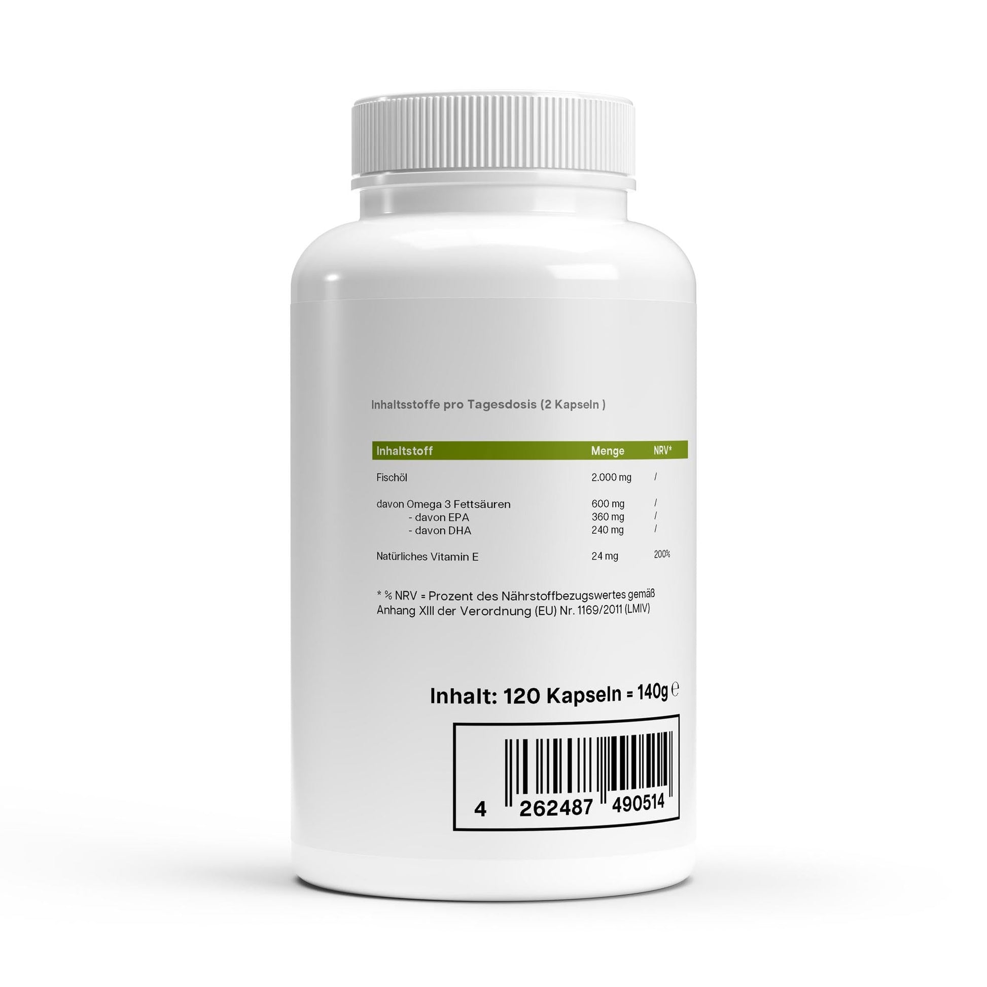 dkansnatural Omega 3 Lifestyle – EPA DHA Fischöl Kapseln für Entzündungshemmung und Herzgesundheit