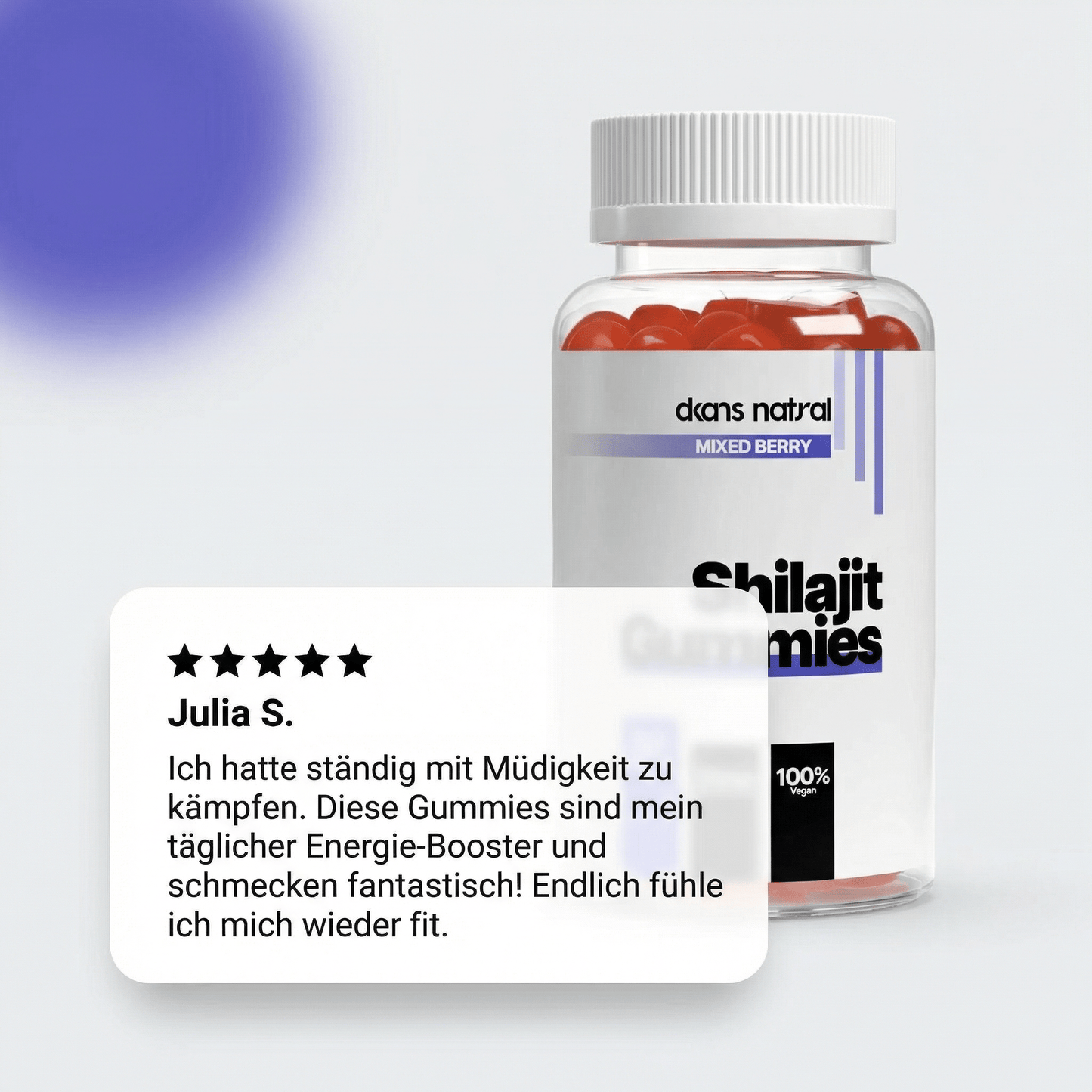 Premium Shilajit Gummies 1000 + Vitamin C,B6, B12 - dkansnatural