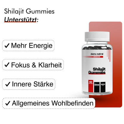 Shilajit Gummies + Vitamin C,B6, B12 - dkansnatural