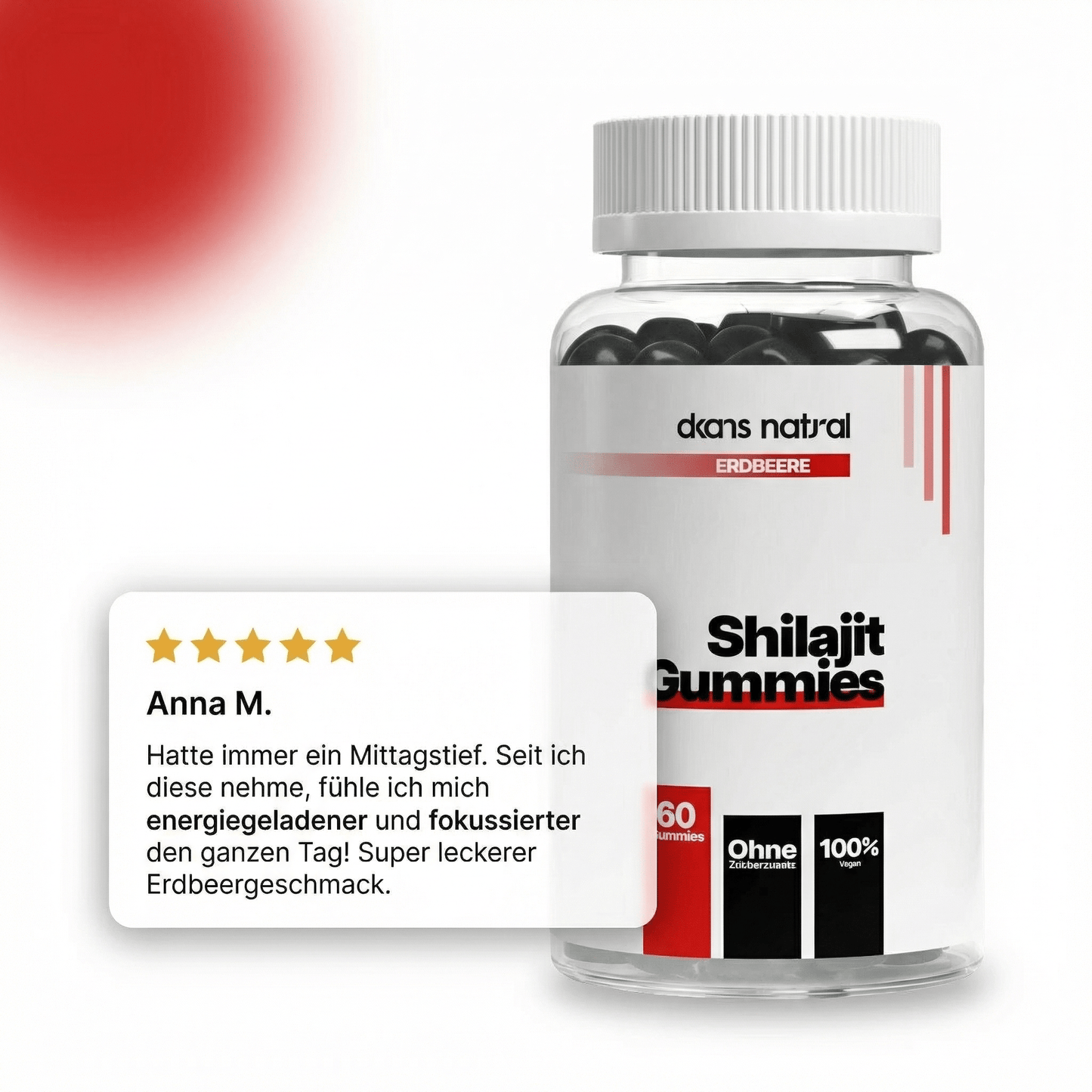 Shilajit Gummies + Vitamin C,B6, B12 - dkansnatural