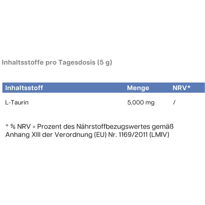 Taurin Pulver - dkansnatural
