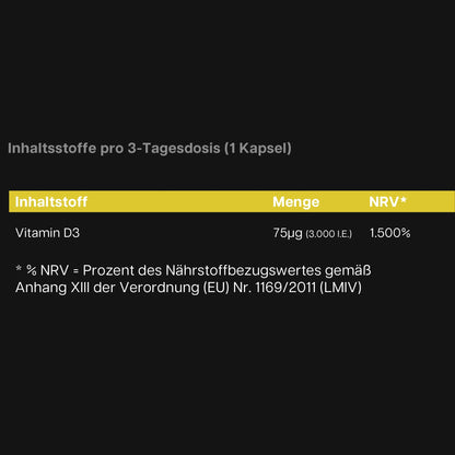 Vitamin D3 3.000 I.E - dkansnatural