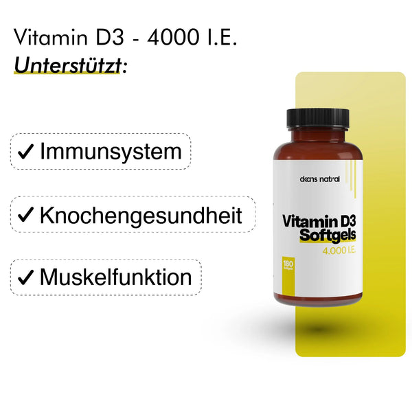Vitamin D3 4.000 IE - dkansnatural