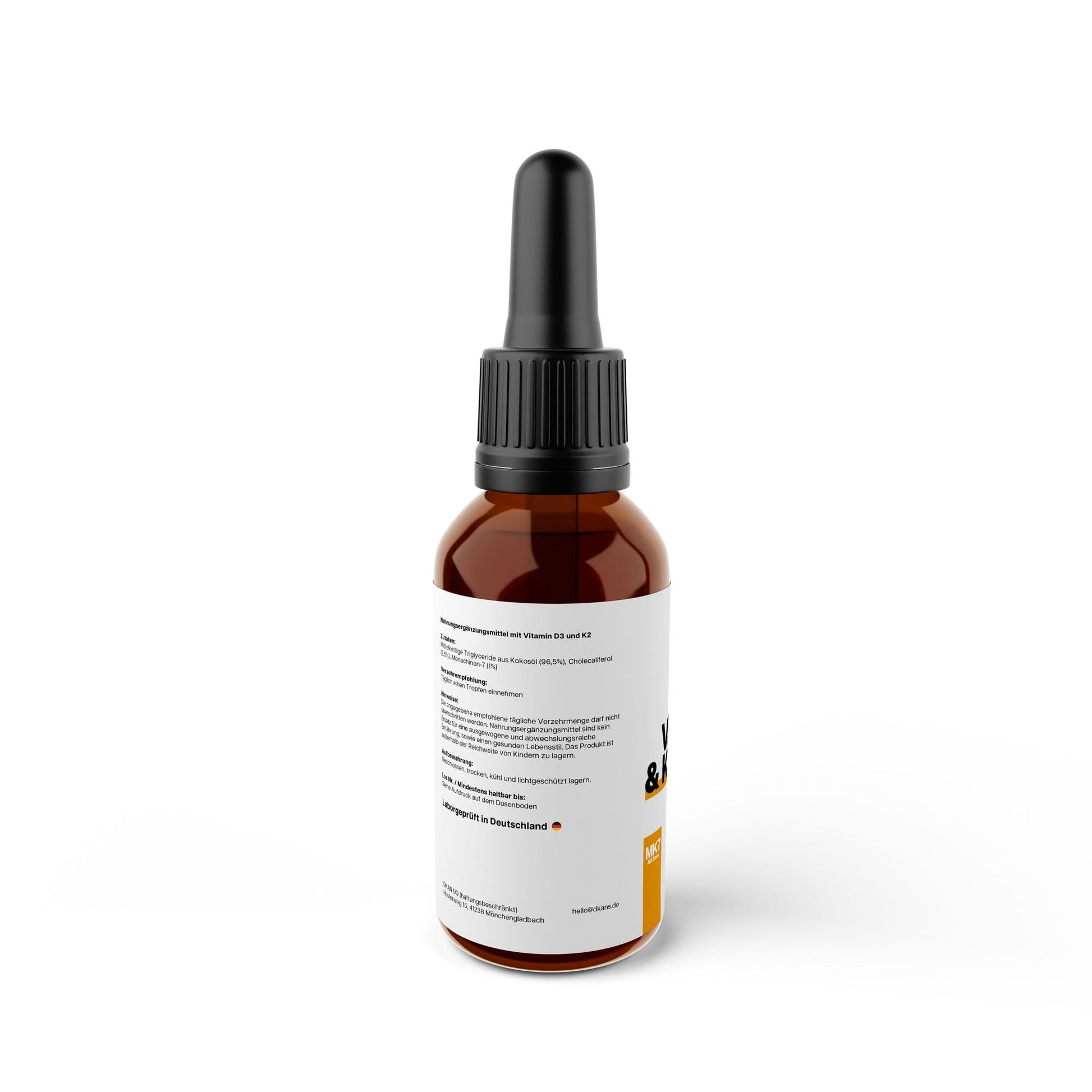 Vitamin D3 + K2 - 1.700 Tropfen (1.000 I.E.) - dkansnatural