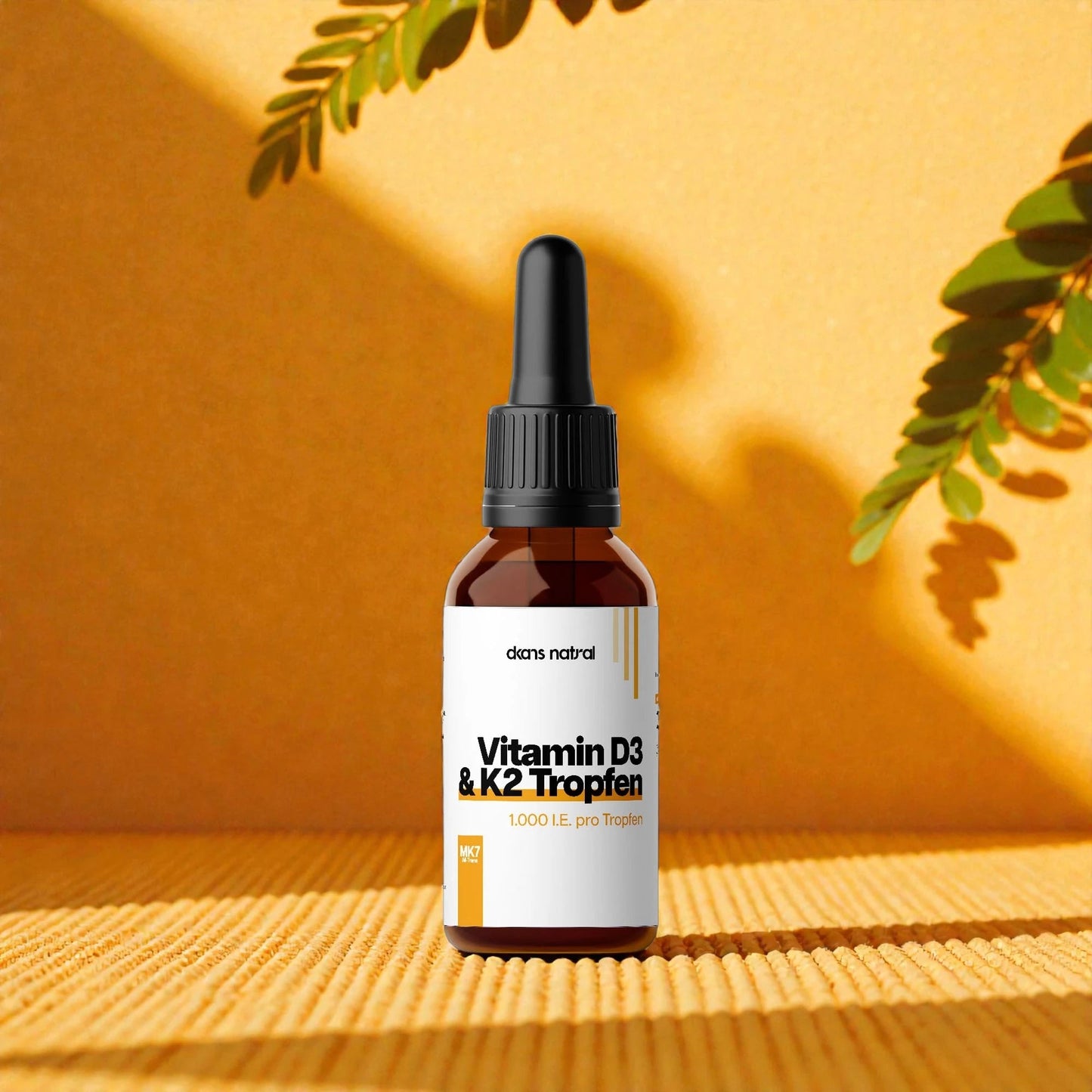 Vitamin D3 + K2 - 1.700 Tropfen (1.000 I.E.) - dkansnatural